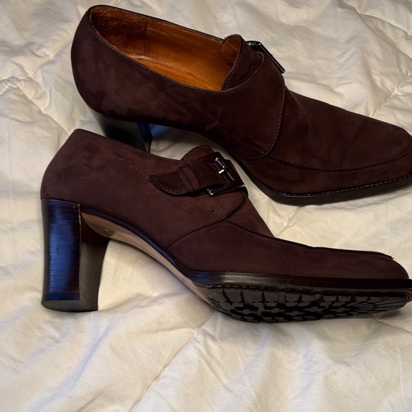 Faconnable Dark Brown Women's Heels - Picture 4 of 6